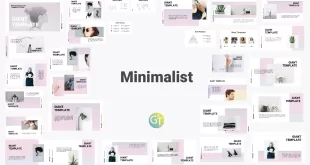 Minimalist Powerpoint Template PPT Gratis Cover