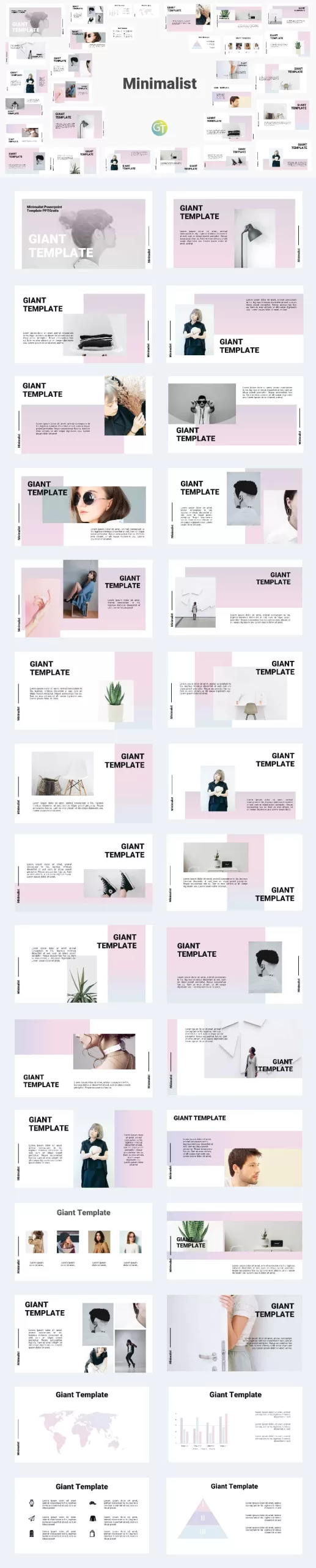 Minimalist Powerpoint Template PPT Gratis preview