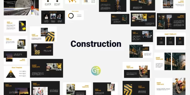 Free Powerpoint Templates Construction image