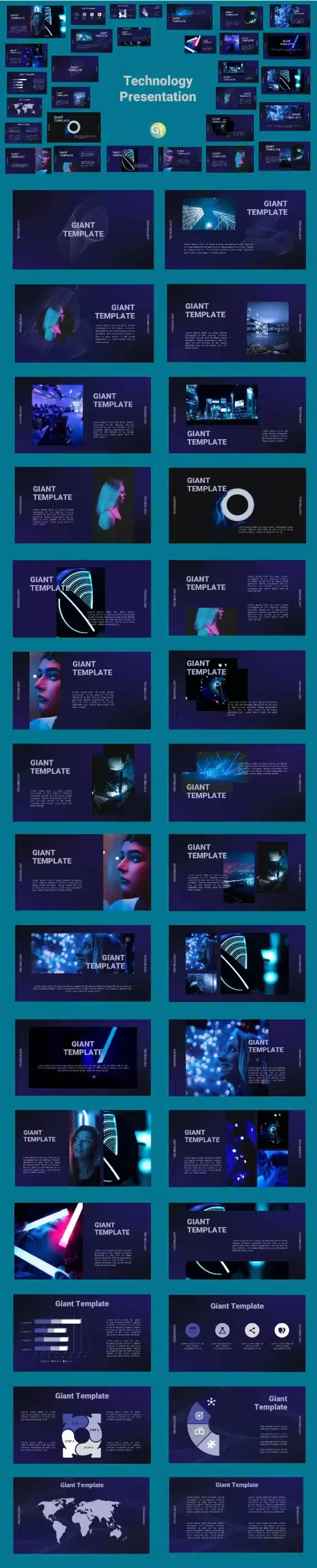 Technology Free Powerpoint Template image preview